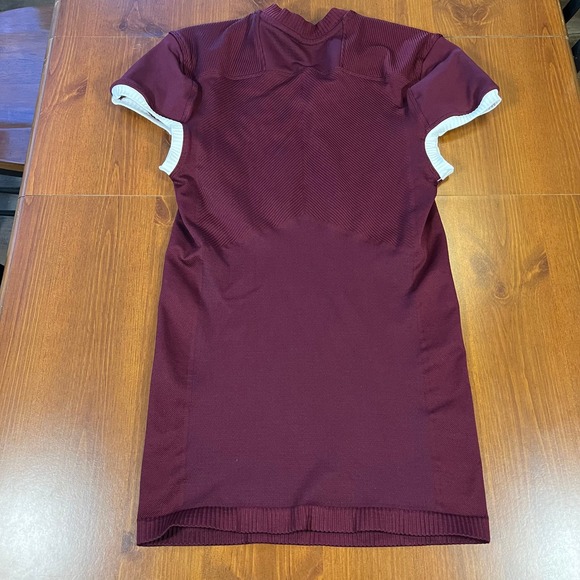 Adidas Primeknit A1 Football Jersey 2XL Maroon White Trim Adult Mens Athletic - Picture 7 of 7